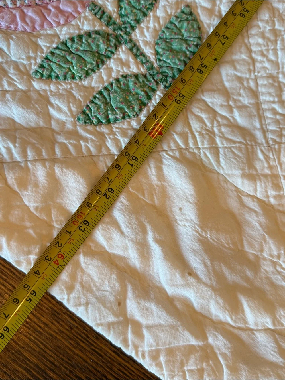 1930’s Rose of Sharon Appliquéd Quilt.